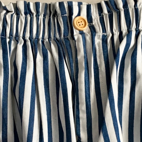 MO : VINC - Blue and white stripe shorts HOLIDAY SALE - Picture 3 of 8